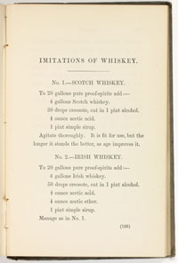 A Treatise on the Manufacture, Imitation, Adulteration, and Reduction of Foreign Wines, Brandies, Gins, Rums, etc. etc. Philadelphia: Published for the Author, 1870. 